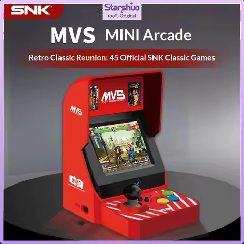 UNICO MVS Mini Arcade Console With Built-in Screen, SNK Official Licensed, Preloaded KOF Metal Slug 