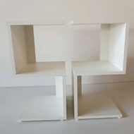 โต๊ะวางของข้างเตียง โต๊ะวางของข้างโซฟา ทำจากไม้จริง (ไม่ใช่ไม้อัด) ขนาด 60x30x30 cm. พร้อมส่งจากไทย