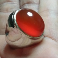 ! CINCIN BATU BACAN OBI MERAH,CINCIN BACAN,CINCIN BATU AKIK ASLI,AKIK