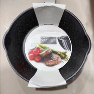 MY DOT Stone Coating Smokeless Non Stick Frying Pan Induction Deep Pan (26cm/28cm/30cm)