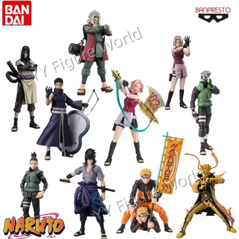 Bandai SHFiguarts SHF Naruto Uzumaki Naruto Uchiha Sasuke Madara Haruno Sakura Hatake Kakashi Jiraiy