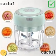 CACTU Electric Garlic Chopper, Rechargeable USB Long Battery Life Portable Veggie Chopper,  Multifun