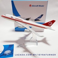 NEW Malaysia Airlines B747-200 MAS System Retro Livery Aircraft Model 16cm Die-cast Metal Airplane M