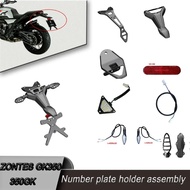 Motorcycle Fenders For ZONTES GK350 350GK GK 350 Rear Mud Guard License Plate Bracket Mudguard Acces