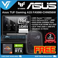 Asus ROG TUF Gaming A15 FA506I-CHN056W Laptop (AMD Ryzen 5 4600H, 8GB RAM, 512GB SSD, RTX 3050, 15.6" FHD, W11, 2Y)