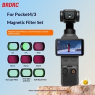 BRDRC Suitable for DJI OSMO POCKET 4 Filter UV Protective Mirror ND ND Light Reduction CPL Polarizer