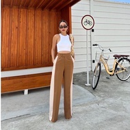 HW ALBERTA TWO TONE PROMTTHONG PANTS ALBERTA/ PROMTHONGHW WOMEN'S CULOT PANTS/