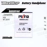 Baterai Mito A36 / W1 2019 Original OEM Batre BA000144 Battery Handphone Mito
