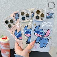 CASE CASING GLITTER BIM BLINK STARDUST MOTIF BLUE CHARACTER COMPATIBLE FOR OPPO A54 A55 A57 A58 A60 
