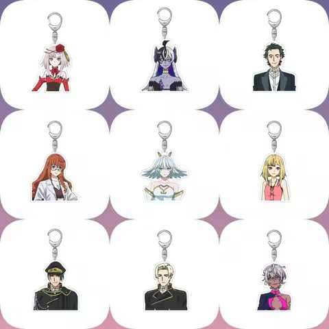 6CM Hot Anime takt op.Destiny Keychain Acrylic Keychain Model Cosplay Characters Ornament Accessorie