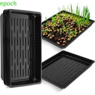 EPOCH 10Pcs Seed Propagation Tray, Plastic Durable Plant Growing Trays, Seedling Tray Reusable 550x285x60mm No Holes Nursery Potted Seedling Trays Wheatgrass