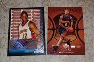 新秀 限號 簽名 卡 套裝 MONTA ELLIS CHRIS TAFT RC AUTO #/1599 Lot 2005-06 UD Sweet Shot Topps Bowman Draft Pic