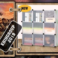 🎉😘👍🏻Promosi Cube Storage Murah 2/3/6/8/9 Cube Storage Box.Storage Box Multipurpose. Rak Barang, Baju