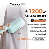 Gaabor Exquisite Electric Steam Iron Wet & Dry Iron Flexible Switching Steamer Garment (1200W)