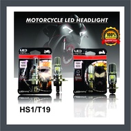 Motorcycle Led Bulb 12V 5/6W HS1-H4 / T19 (LC135/ EX5/ 125ZR / Y15/ Dash V1/ Wave) YAMAHA HONDA SYM 