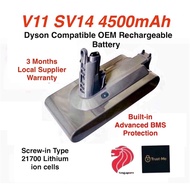 Dyson V11 SV14 Screw-In Type Compatible OEM Rechargeable Battery 4500mAh. For Dyson V11, SV14 vacuum