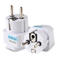 OVER UNIVERSAL TRAVEL ADAPTOR PLUG 3 TO 2 TRAVEL ADAPTOR PLUG TRAVEL ADAPTER WHITE ELECTRICAL PLUG