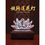 Plug-in Buddha Lotus Lamp Rotating Lotus Lamp led Buddha Lamp for Home Use, New Buddha Shrine Eterna