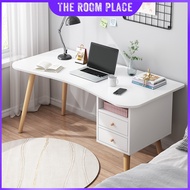 Simple Modern Computer Study Table With Drawer Meja Belajar