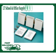 Wengu A7 portable memo paper memo pad horizontal line square blank English vocabulary memo notes