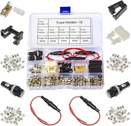 Fuses & Fuse Holders 5X20mm 250V Assortment Kit, 1A/5A/10A/15A/20A F1AL250V F5AL250V F10AL250V F15AL