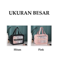 Gratis Ongkir – Pouch Make Up Wash Bag / Tempat Penyimpanan Alat Kosmetik / Tas Kosmetik Washbag