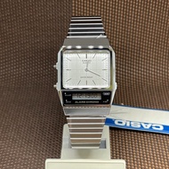 Casio AQ-800E-7A Vintage White Analog Digital Unisex Retro Style Casual Watch