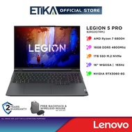 Lenovo Legion 5 Pro 82RG007RMJ Gaming Laptop | AMD Ryzen 7 6800H, 16GB, 1TB, RTX 3060, 16" WQXGA 165Hz, W11 | 16ARH7H