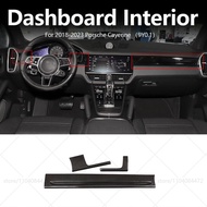 For Porsche 2018-2023 Cayenne 9Y0.1 Carbon Fiber Whole Interior Accessoires Decoration Cover Trim  A