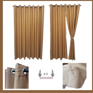 B6 Ready Made Curtain 90%Blackout Siap Jahit Langsir(Free Cangkuk /ring)Langsir RAYA Kain Tebal 100%