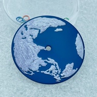 New Style NH35 Dial DIY Mechanical Watch Modified 3D Blue Planet Pattern NH36 No Luminous Dial Watch
