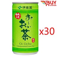 伊藤園 - 日本伊藤園 綠茶 190g 罐裝 × 30 瓶（平行進口）089439