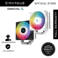 // DeepCool AG400 ARGB — Black / White — Single Tower 120mm CPU Cooler //