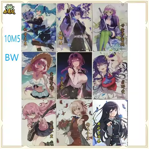 10M5 GP BW INS LP MR Anime Goddess Story Collectible Cards Boy Toys Christmas Birthday Gifts QUEEN S