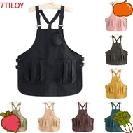 7TILOYSHOP Chefs Apron, Antipollution Solid Color Kitchen Aprons, Durable Waterproof Pockets  Cateri