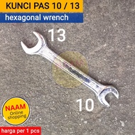 10 13 WRENCH - 10 & 13 WRENCH - 2 IN 1 REVERSE WRENCH - HEX BOLT WRENCH
