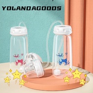 YOLA Hands-Free Baby Bottle, 8oz/240ml Normal-Neck Feeding Bottle Set, Gravity Ball Self-Feeding wit