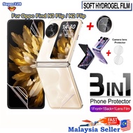 3 in 1 Hydrogel Protective Film For Oppo Find N3 Flip / Find N2 Flip Screen Protector Camera Lens Protector