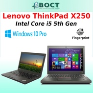 Refurbished Lenovo ThinkPad X250 / Intel Core i5 5th Gen / 12.5" HD screen / Windows 10 Pro