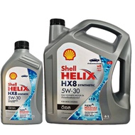 Shell HELIX HX8 SYNTHETIC 5W-30 (6ลิตร) (7ลิตร) (8ลิตร) น้ำมันเครื่องยนต์ดีเซล สังเคราะห์แท้ 100% !!ล๊อตใหม่ล่าสุด กดเลือกปริมาณที่ต้องการเลยค่ะ