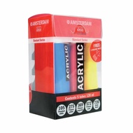 Amsterdam Standard Series Acrylic 5 120ml Tube and 3 Dosing Nozzle Set