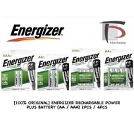 [100% ORIGINAL] ENERGIZER RECHARGABLE POWER PLUS BATTERY (AA / AAA) 2PCS / 4PCS