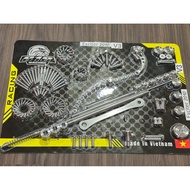 Full set of Salaya stainless steel 304 618 Racing screws for Exciter 2010 model V3