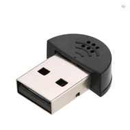USB 2.0 Mini Microphone Mic Audio Adapter Driver Free for Laptop Desktop PC - Skype / MSN / VOIP / V