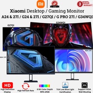 Local Warranty -Xiaomi Monitor A24i / G24i / A27i / G27i / G27Qi / Mini LED G Pro 27i / G34WQi Offic