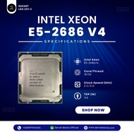 Intel Xeon E5 2686v4 18 Core 36 Thread 2.3 GHz E5-2786v4 2686 v4 Equivalent to 2699 v3 E5-2699v3