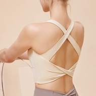 Hoppe fumeng thời trang mới đến phụ nữ nửa cố định áo lót có mút tập yoga