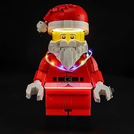 BRIKSMAX LED Lighting for Lego Large Santa Mini Figure 40820, Compatible Light Set for Building Bloc