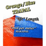 BLUE ORANGE TRAPAL LONA SACKOLIN (SOLD PER METER)