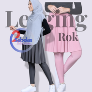 Legging Rok Hijab Sport Model Payung Skirt Leging Wanita Jersey Premium Legging Rok Olahraga Kekinia